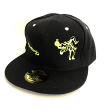 SNAPBACK - Wrestling felirattal-hímzett, Fekete-neonzöld