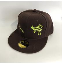 SNAPBACK - Wrestling felirattal-hímzett, Barna-neonzöld