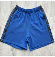 Férfi birkózó short, pique anyag - Wrestling - középkék, fekete