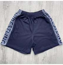 Férfi birkózó short, pique anyag - Wrestling - sötétkék, szürke