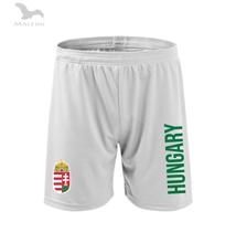 Technikai short, fehér, Hungary+címer