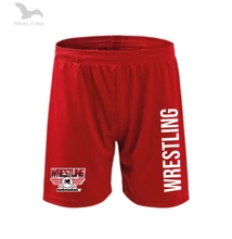 Technikai short - piros, Wrestling mintás