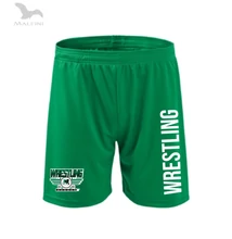 Technikai short - zöld, Wrestling mintás