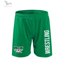 Technikai short - zöld, Wrestling mintás