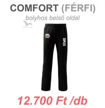 Gyerek egyenes aljú nadrág - SUPLES mintával - fekete