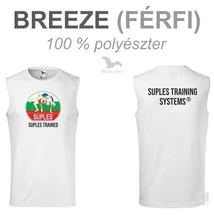 Férfi Technikai Trikó - SUPLES mintával - fehér trikón