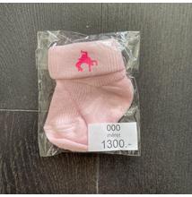 Baba zokni-pink birkózó mintával - rózsaszín zoknin (Újszülött)