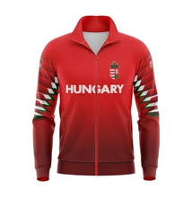 Férfi és gyerek melegítő felső - Hungary- bordó átmenettel