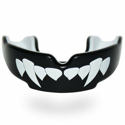 SafeJawz mintás felnőtt fogvédő-fekete-fehér