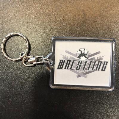 WRESTLING Dobós kulcstartó-szürke