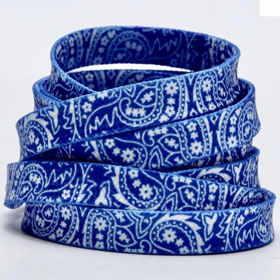 Cipőfűző - középkék, 160cm-s