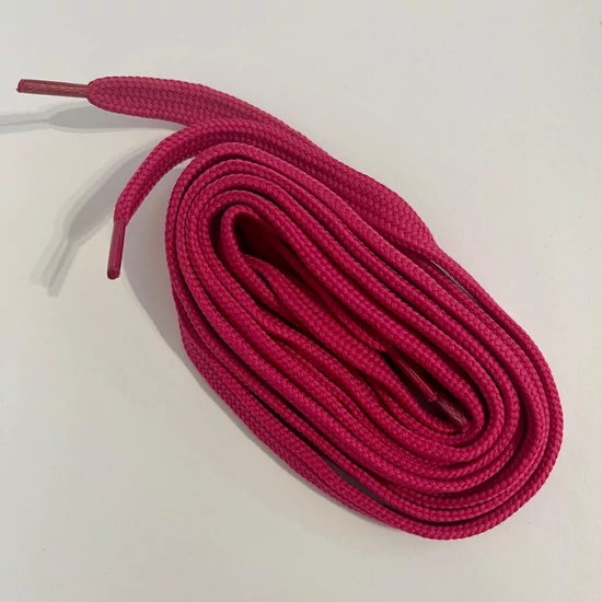 Cipőfűző, sötét pink, 135cm-s