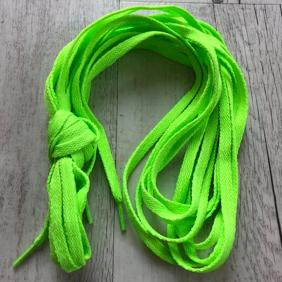 Cipőfűző - neonzöld, 200cm-s