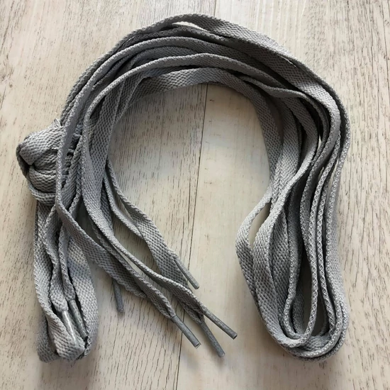 Cipőfűző - világosszürke, 180cm-s