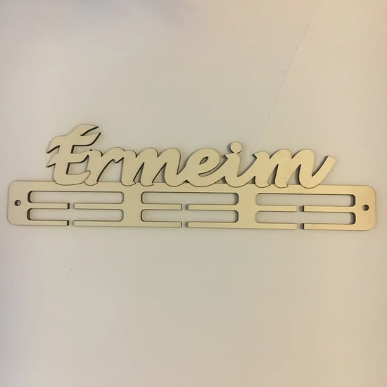 Fali Éremakasztó Fából ÉRMEIM, bézs (33x10cm)