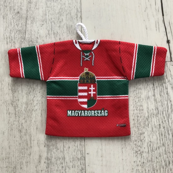 Piros, Magyarországos kispóló (autóba lógó dísz)