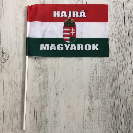 Hajrá magyarok zászló (15x22cm)