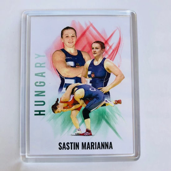 Sastin Marianna-hűtőmágnes