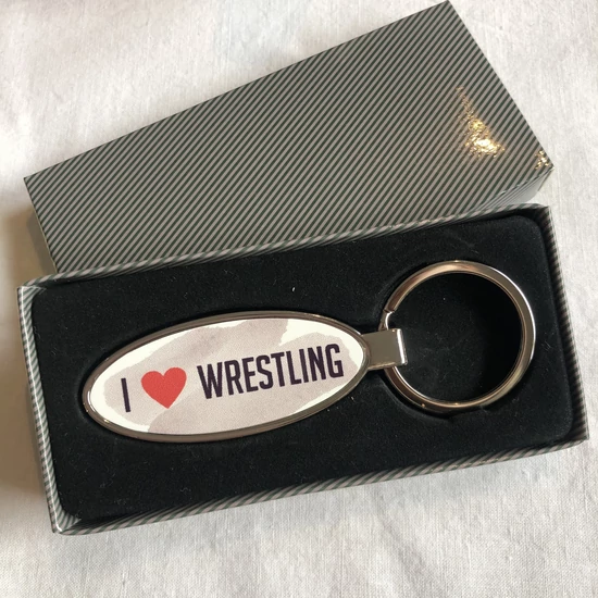 I love wrestling, sörnyitós kulcstartó