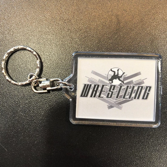 WRESTLING Dobós kulcstartó-szürke