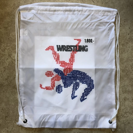 Sportzsák, wrestling írásos Sportzsák, wrestling írásos