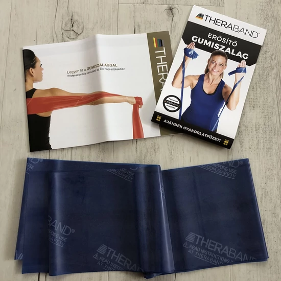 TheraBand gumiszalag, kék (extra erős) TheraBand gumiszalag, kék (extra erős)