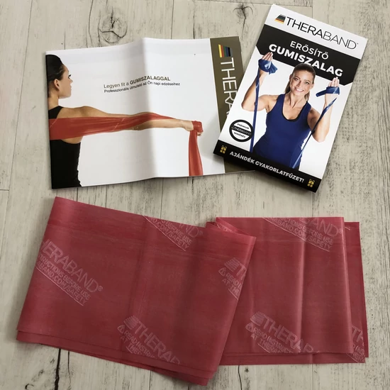 TheraBand gumiszalag, piros (közepes)