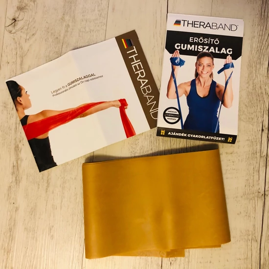 TheraBand gumiszalag, arany (legerősebb) TheraBand gumiszalag, arany (legerősebb)