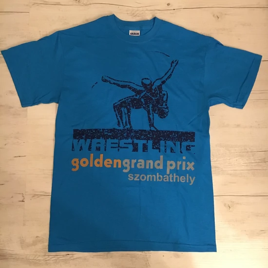 Férfi póló - Golden grand prix-kék
