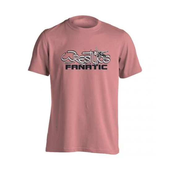 Női póló -Wrestling Fanatic-rózsaszín