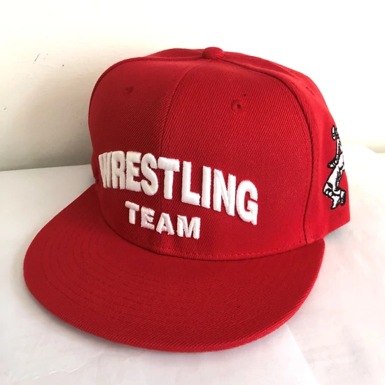 SNAPBACK - Wrestling team - hímzett - piros, fehér