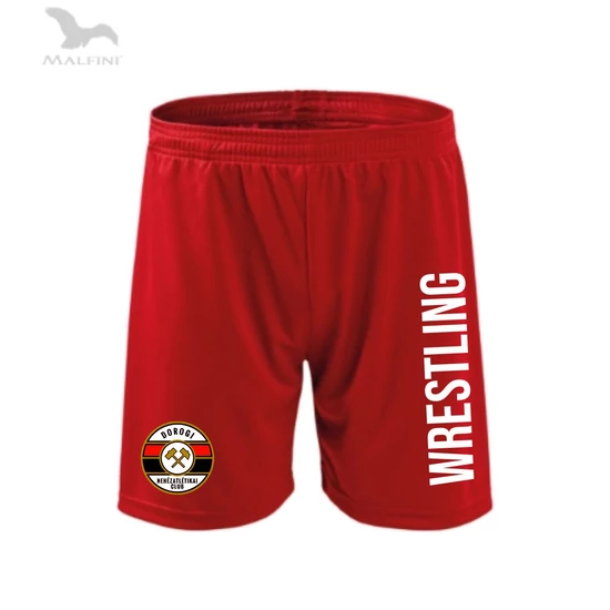Technikai short, piros, DNC logóval